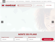 Tablet Screenshot of clubemontreal.com.br